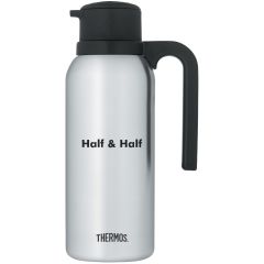 Thermos Stainless Steel Twist and Pour “HALF & HALF” Imprint 0.9 L.