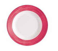 Brush Cherry Soup Plate