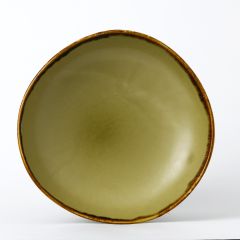 Harvest Green Deep Coupe Plate 11"