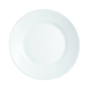 Restaurant White Rim Plate (D:7.5'')