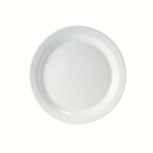 Restaurant White Rim Plate (D:8.75'')