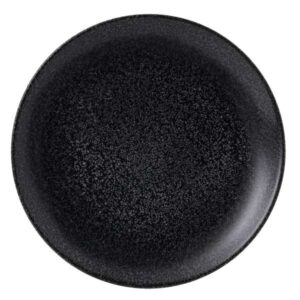 Evo Origins Black Coupe Plate (D:8.66'')
