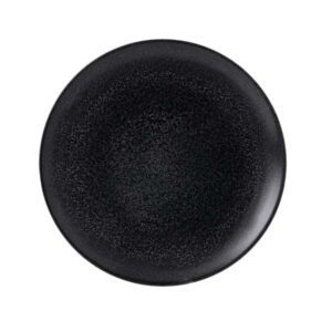 Evo Origins Black Coupe Plate (D:10.25'')