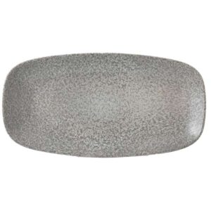 Evo Origins Grey Oblong Tray (L:13.88'' X W:7.38'')