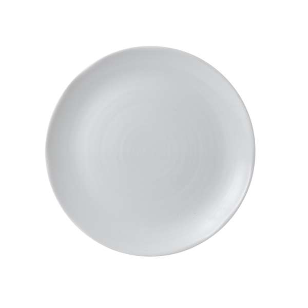 Organic White Organic Coupe Plate (D:10.75'')