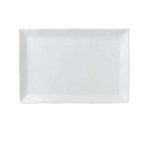 Organic White Rectangle Tray (L:13.5'' X W:9.13'')