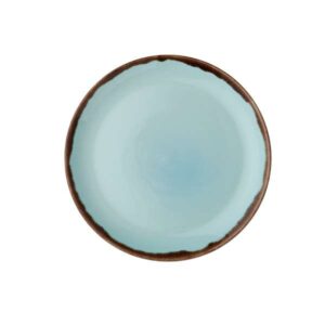 Harvest Turquoise Coupe Plate (D:11.25'')