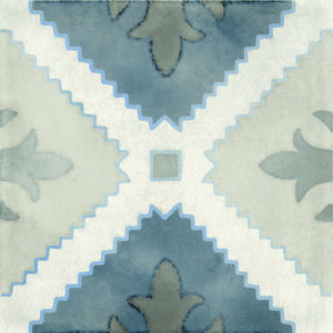 Domino Blue Mix Tile (L:7.874'' X W:7.874'')