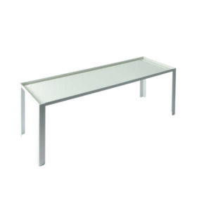 Domino White Podium (L:23.622'' X W:7.874'')