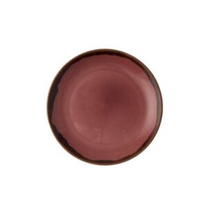 Harvest Plum Coupe Plate (D:8.67'')