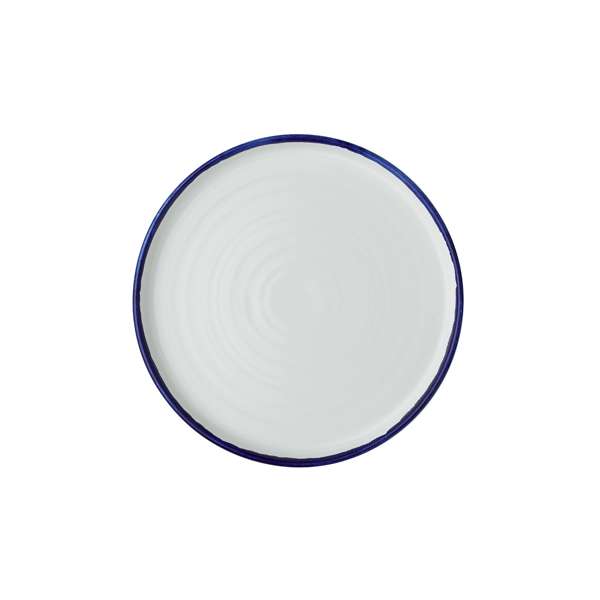 Harvest Ink Walled Plate (D:8.25'')