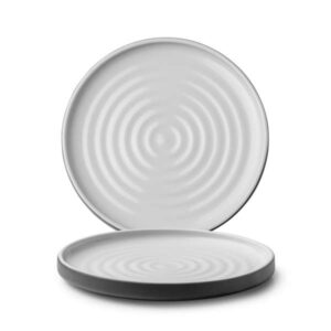 Geode Charcoal Plate (D:10.75'')