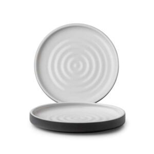 Geode Charcoal Plate (D:6.0'')
