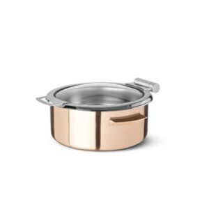Cosmo Copper Induction Chafing Dish 192.0 Oz (L:12.992'' X W:12.992'')