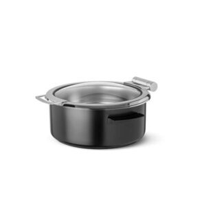 Cosmo Black Induction Chafing Dish 192.0 Oz (L:12.992'' X W:12.992'')