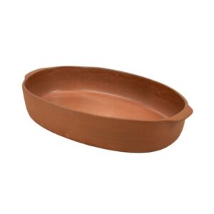Terra Sienna Oval Baker 40.0 Oz (L:11.63'' X W:6.63'')
