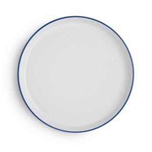 Reflections Blue Band Gourmet Plate (D:10.2'')