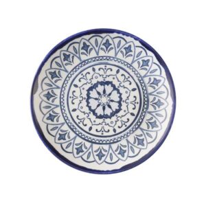 Harvest Mediterranean Moresque Coupe Plate (D:6.5'')