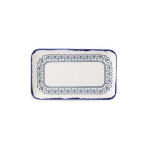 Harvest Mediterranean Moresque Rectangle Platter (L:10.629'' X W:4.921'')