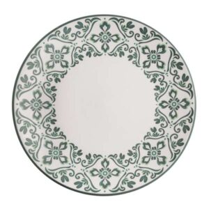 Valentina Forest Green Coupe Plate (D:11.0'')