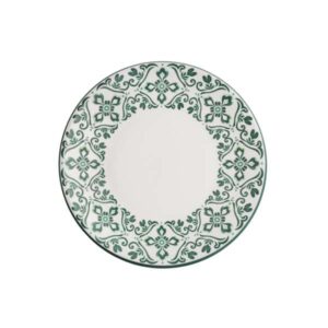 Valentina Forest Green Coupe Plate (D:7.5'')