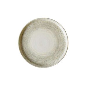 Papillon Beige Walled Plate (D:8.25'')