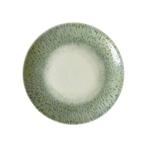Papillon Green Coupe Plate (D:8.5'')