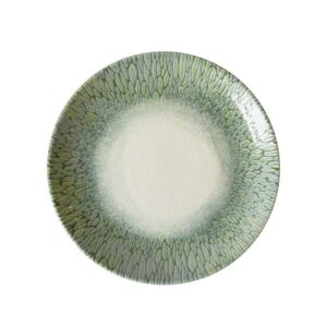 Papillon Green Coupe Plate (D:9.0'')