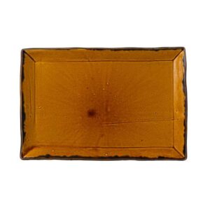 Harvest Brown Rectangle Tray (L:11.25'' X W:7.5'')