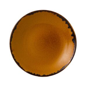 Harvest Brown Coupe Plate (D:11.0'')