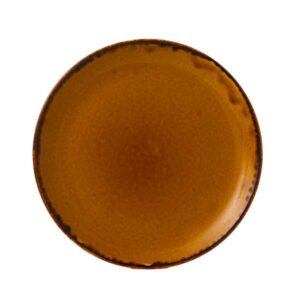 Harvest Brown Coupe Plate (D:11.25'')