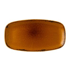 Harvest Brown Oblong Tray (L:13.875'' X W:7.375'')