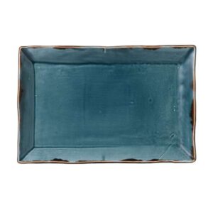 Harvest Blue Rectangle Tray (L:13.25'' X W:9.0'')