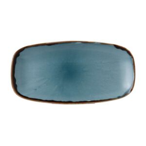 Harvest Blue Oblong Tray (L:11.75'' X W:6.0'')