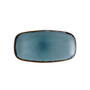 Harvest Blue Oblong Tray (L:13.875'' X W:7.375'')