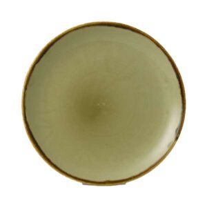 Harvest Green Coupe Plate (D:10.25'')