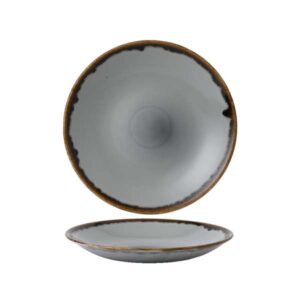 Harvest Grey Deep Coupe Plate (D:11.0'')