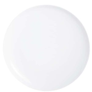 Evolutions White Pizza Plate (D:12.5'')