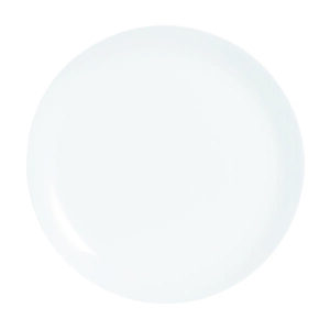 Evolutions White Coupe Plate (D:10.0'')