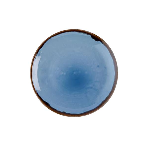 Harvest Indigo Coupe Plate (D:8.67'')