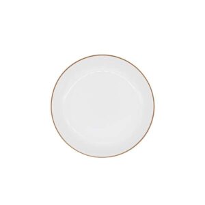 Candour Coupes Umber Coupe Plate (D:8.125'')