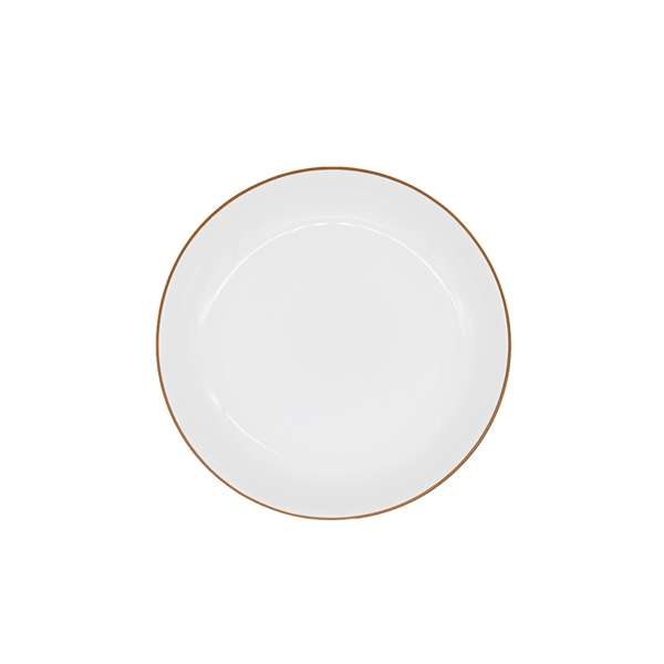 Candour Coupes Umber Coupe Plate (D:9.0'')