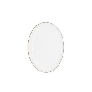 Candour Coupes Umber Coupe Oval Platter (L:10.375'' X W:7.375'')